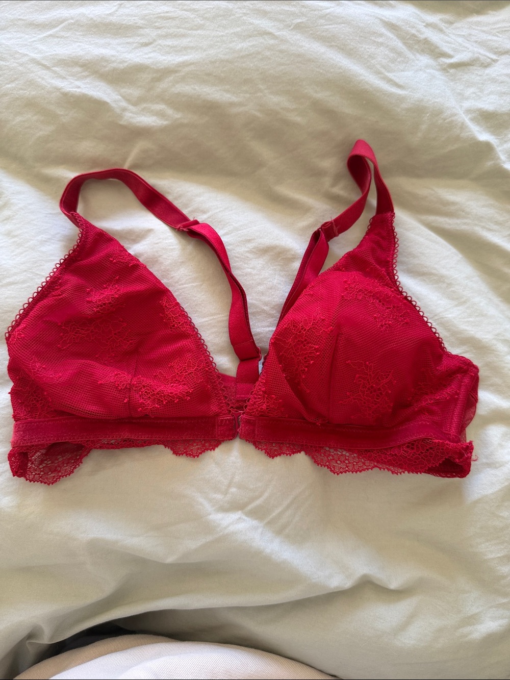Victoria's Secret RED Lace Bralette